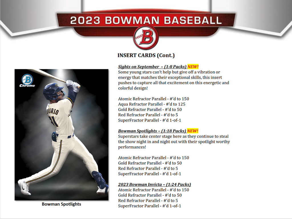 2023 Bowman Baseball Jumbo Box