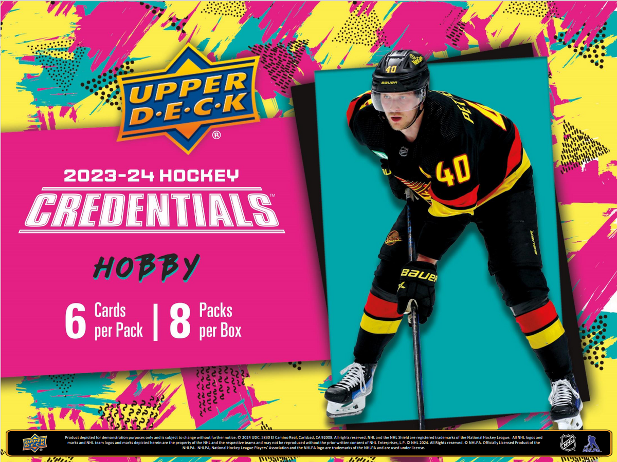 2023-24 Upper Deck Credentials Hockey Hobby Box