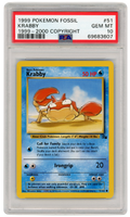 1999-2000 Fossil Krabby 51/62 PSA 10 (#1322)