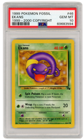 1999-2000 Fossil Ekans 46/62 PSA 10 (#1321)