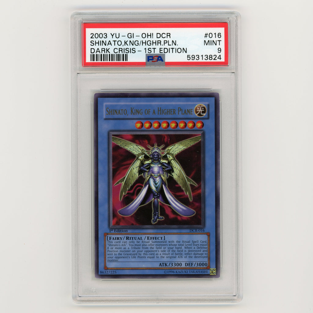 2003 YuGiOh Shinato King of a Higher Plane Dark Crisis 1st 016 PSA 9 (#AF6)
